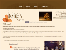 Tablet Screenshot of ildikosskincare.com